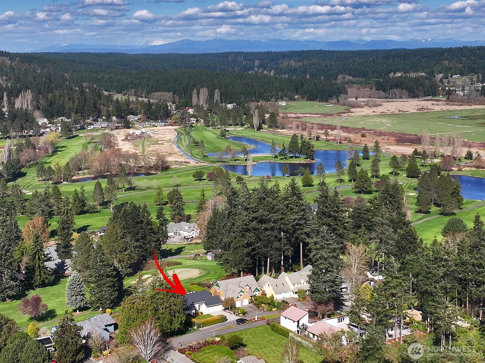 2471 Soundview Drive Langley, WA 98260 - Photo 33 of 38 a view of lake with houses