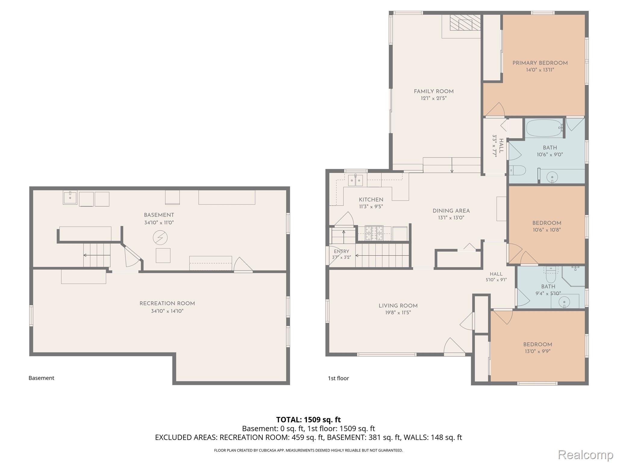 5090 Torrey Road Flint, MI 48507 - Photo 43 of 43 Basement Floor Plan.jpg