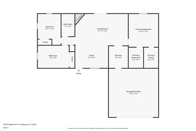 $290,000 | 1853 Bridgemont Trail, Tallahassee, FL 32312