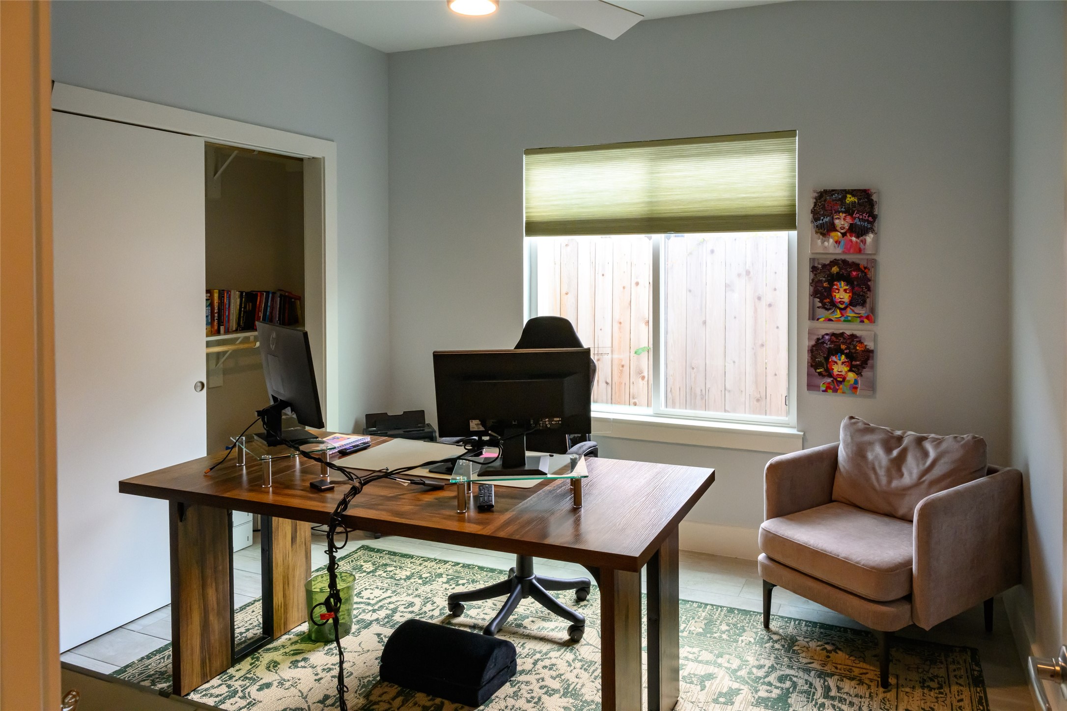 4618 Nichols Street, Unit B Houston, TX 77020 - Photo 42 of 49 Third Bedroom Converted to Home Office