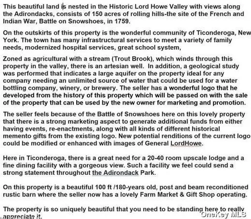$950,000 | 729 State Highway 9N, Ticonderoga, NY 12883