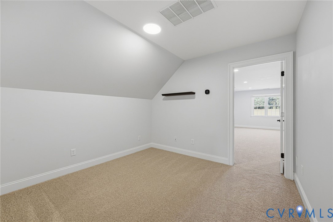 16225 Parrish Farm Road Montpelier, VA 23192 - Photo 31 of 55 Loft/Office Carpeted room with a sloped ceiling an