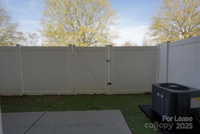 a backyard of a house