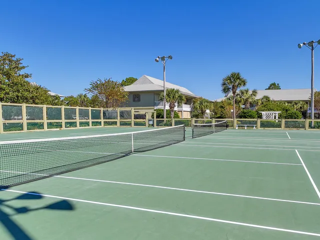 a view of a tennis court