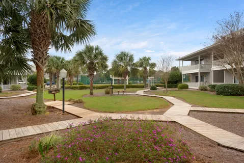a view of building with outdoor space