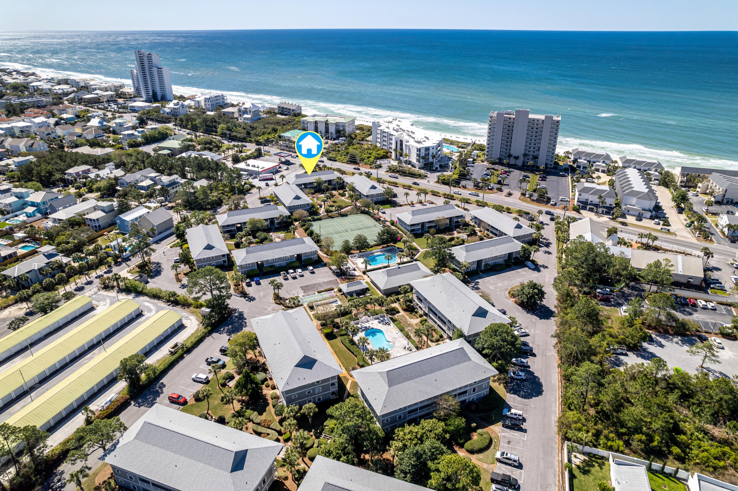 3799 East County Highway 30A, Unit D5 Santa Rosa Beach, FL 32459 - Photo 28 of 34 an aerial view of multiple house