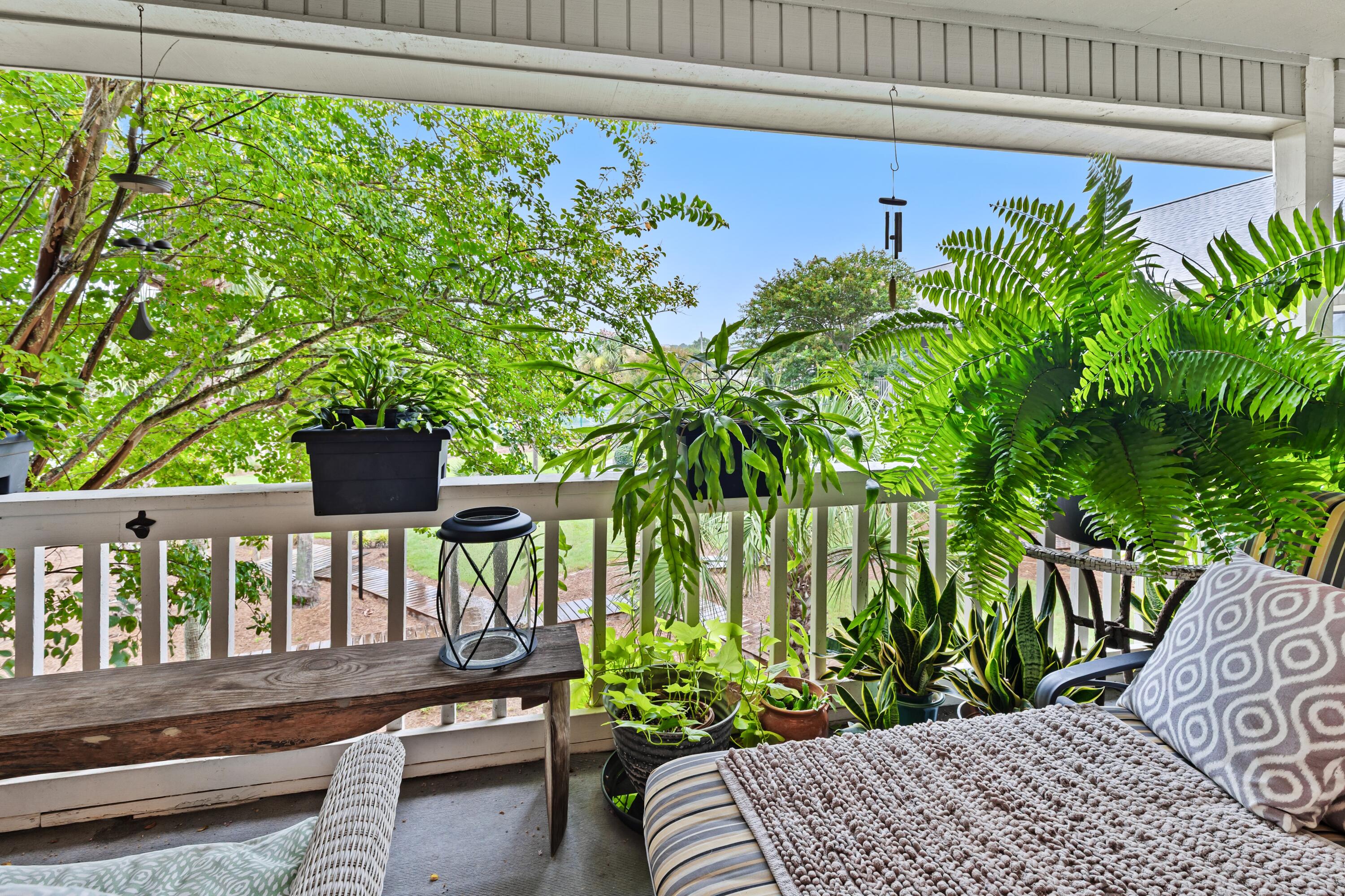 3799 East County Highway 30A, Unit D5 Santa Rosa Beach, FL 32459 - Photo 9 of 34 a balcony with furniture and a potted plant