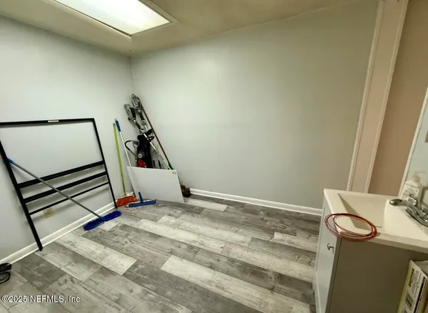 a view of a room with utility room