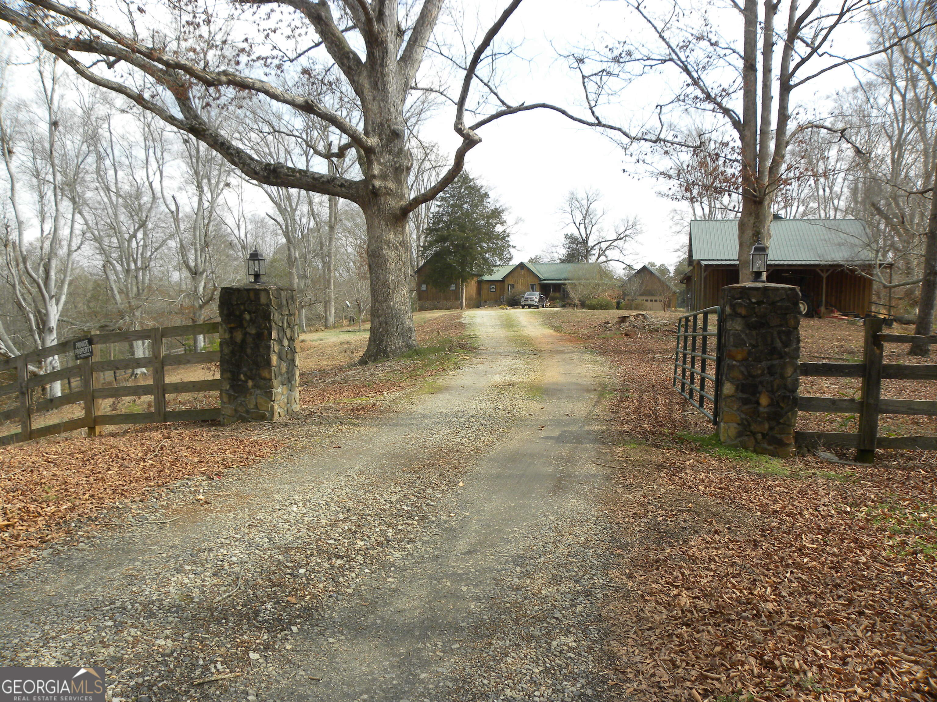 551 P Road Toccoa, GA 30577 - Photo 119 of 124 a view of a yard with a tree