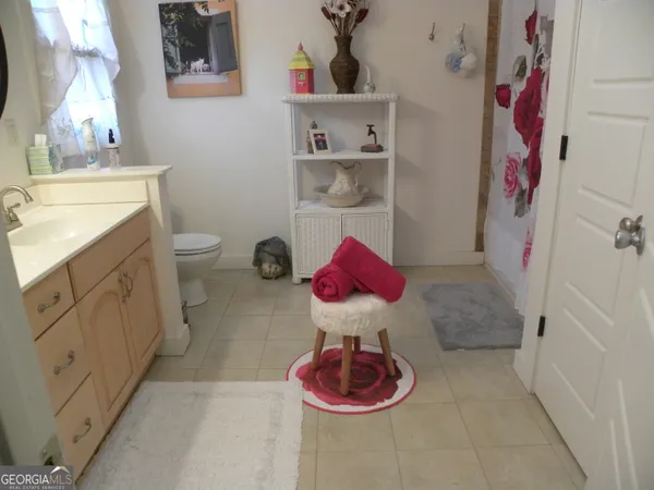 a very nice looking room with a large window