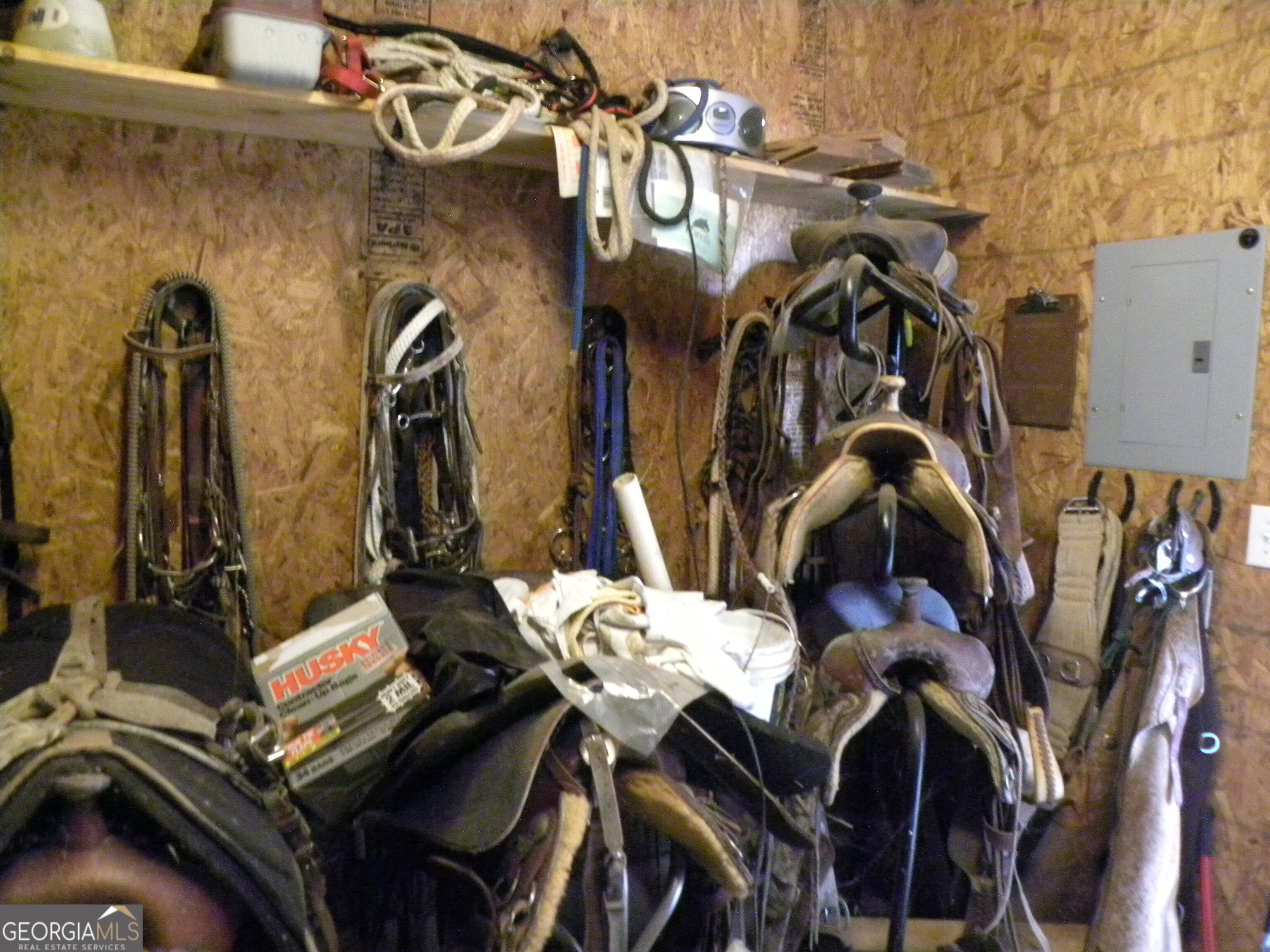 551 P Road Toccoa, GA 30577 - Photo 83 of 124 12 X 12 tack room with dehumidifier, locking door, and electric panel