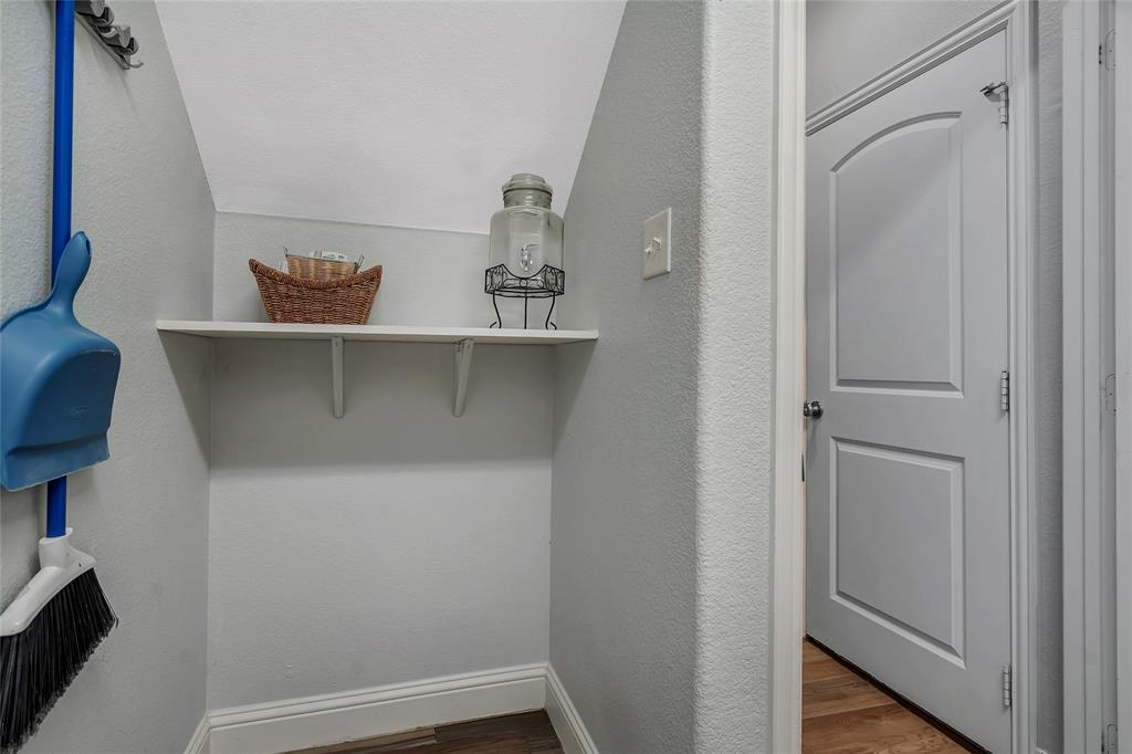 15420 Elm Bluff Way Fort Worth, TX 76262 - Photo 31 of 40 Very convenient drop zone just inside the garage door access to the home