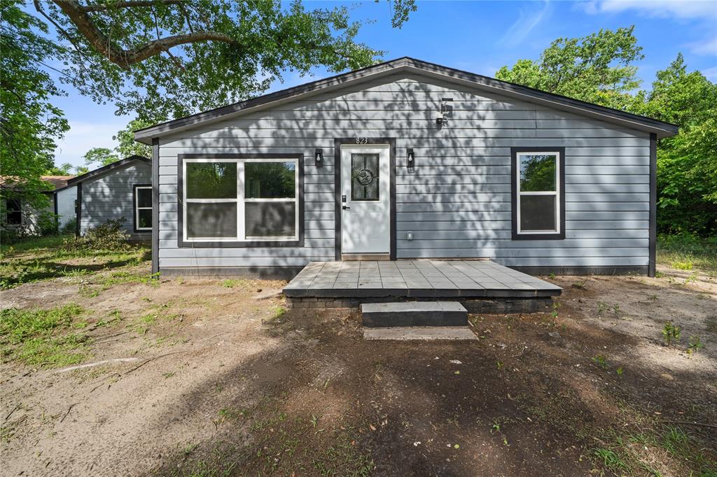 front view of a house with a porch