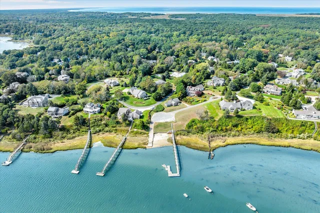 a view of an ocean from a building