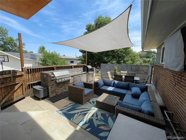 a view of lake with a yard