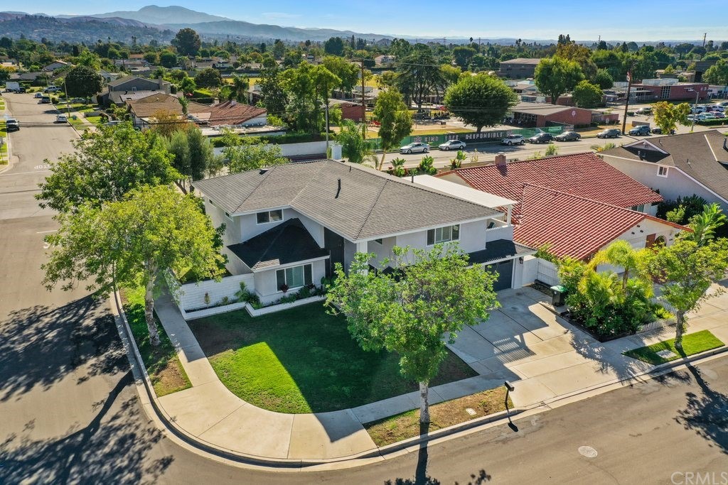 13772 Ridgecrest Circle Tustin, CA 92780 - Photo 68 of 69 an aerial view of a house with yard swimming pool and mountains