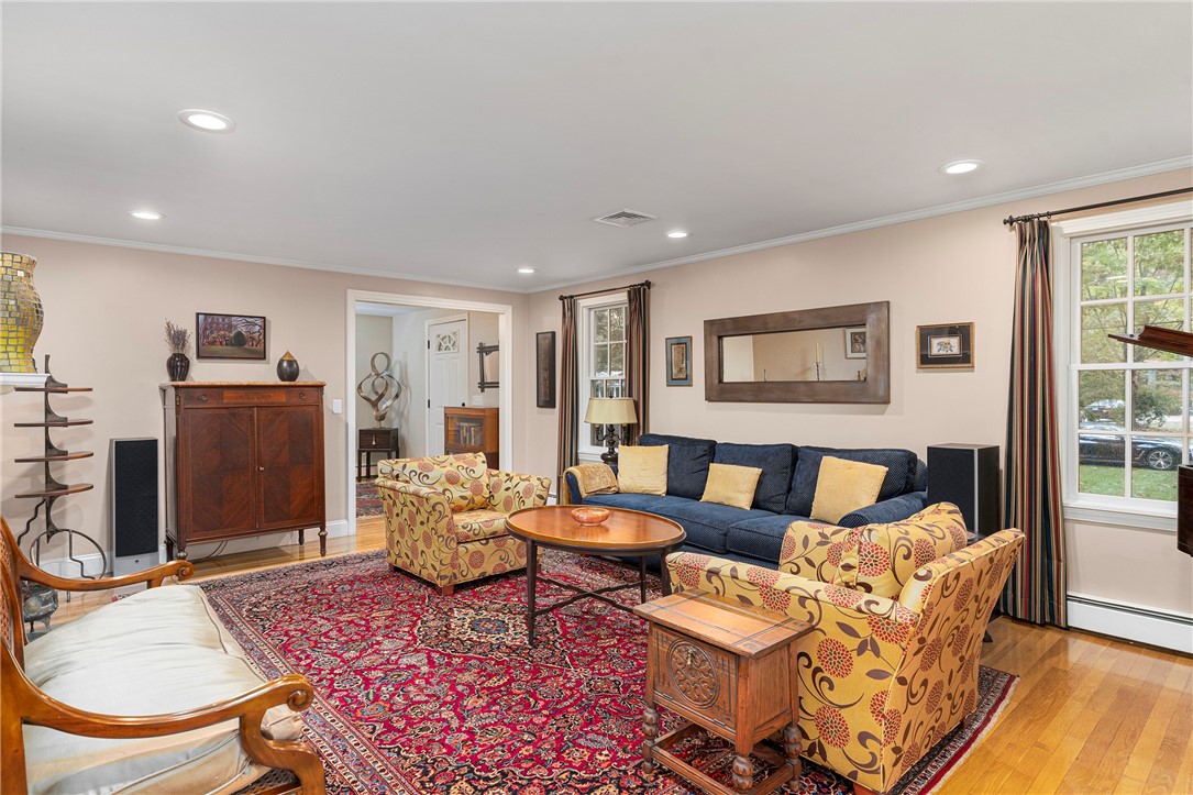 99 Larch Road East Greenwich, RI 02818 - Photo 17 of 38 Formal living room, looking into the grand foyer