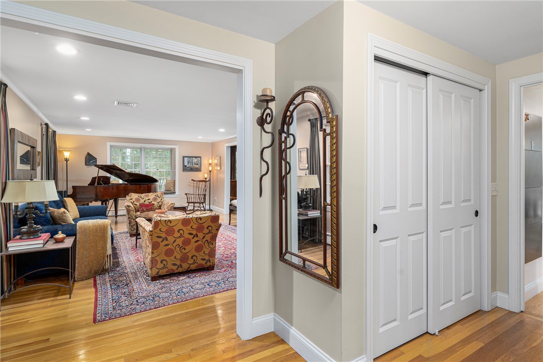 99 Larch Road East Greenwich, RI 02818 - Photo 4 of 38 View standing in grand foyer looking into formal living room