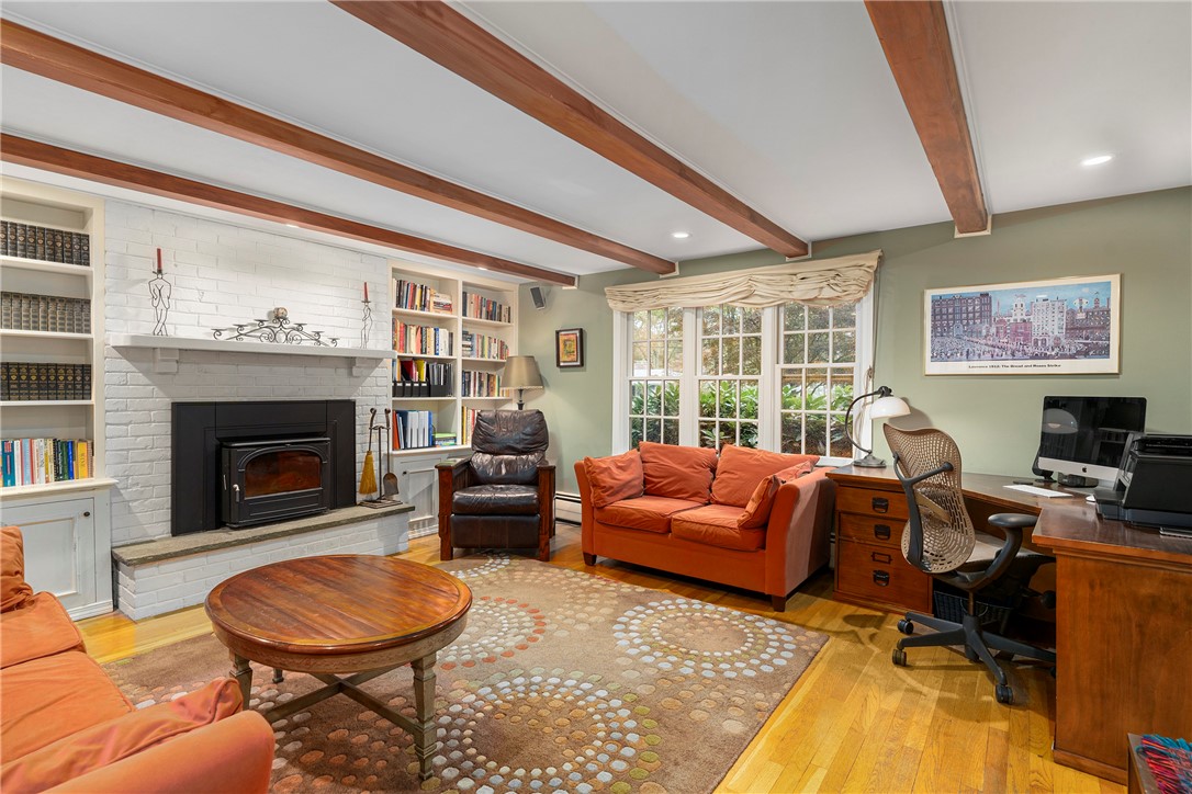 99 Larch Road East Greenwich, RI 02818 - Photo 8 of 38 View of the family room from the dutch door that leads to the 3 season sun room
