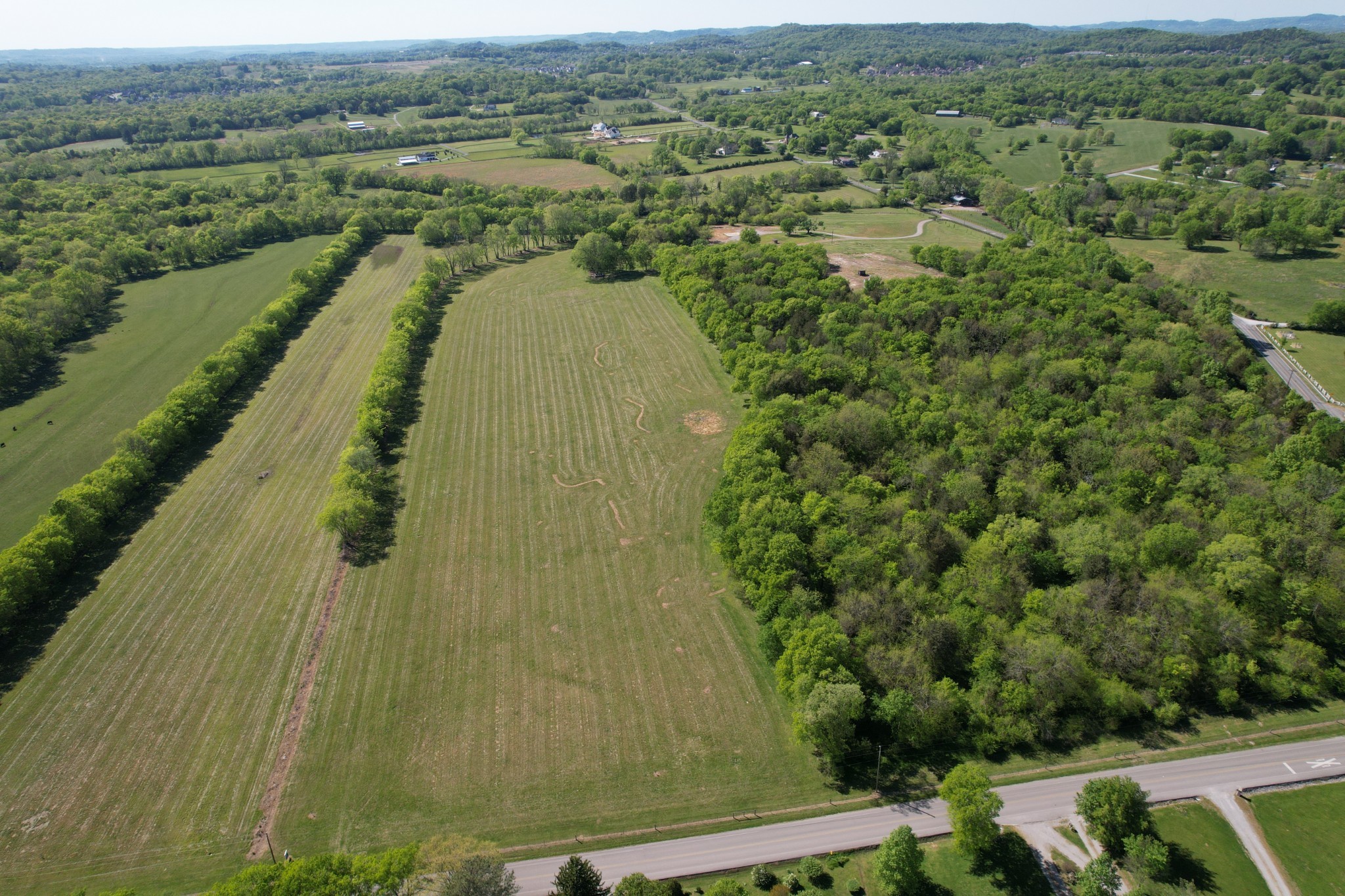 3 Trinity Road Franklin, TN 37067 - Photo 13 of 19 an aerial view of a residential houses with outdoor space and trees