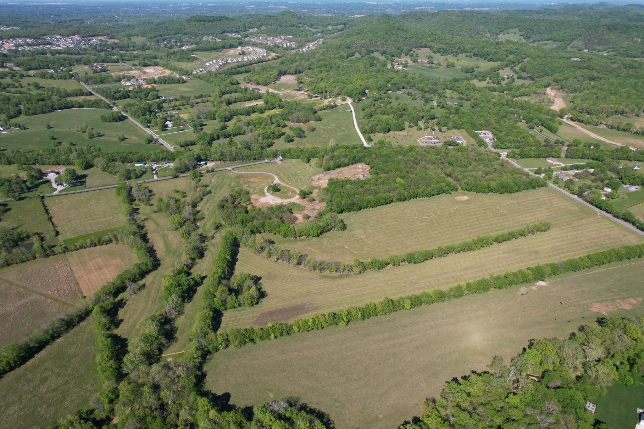 3 Trinity Road Franklin, TN 37067 - Photo 16 of 19 an aerial view of a houses with a yard