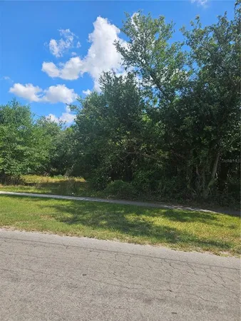 a view of a house and a big yard