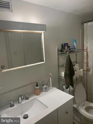 a bathroom with a sink and a toilet