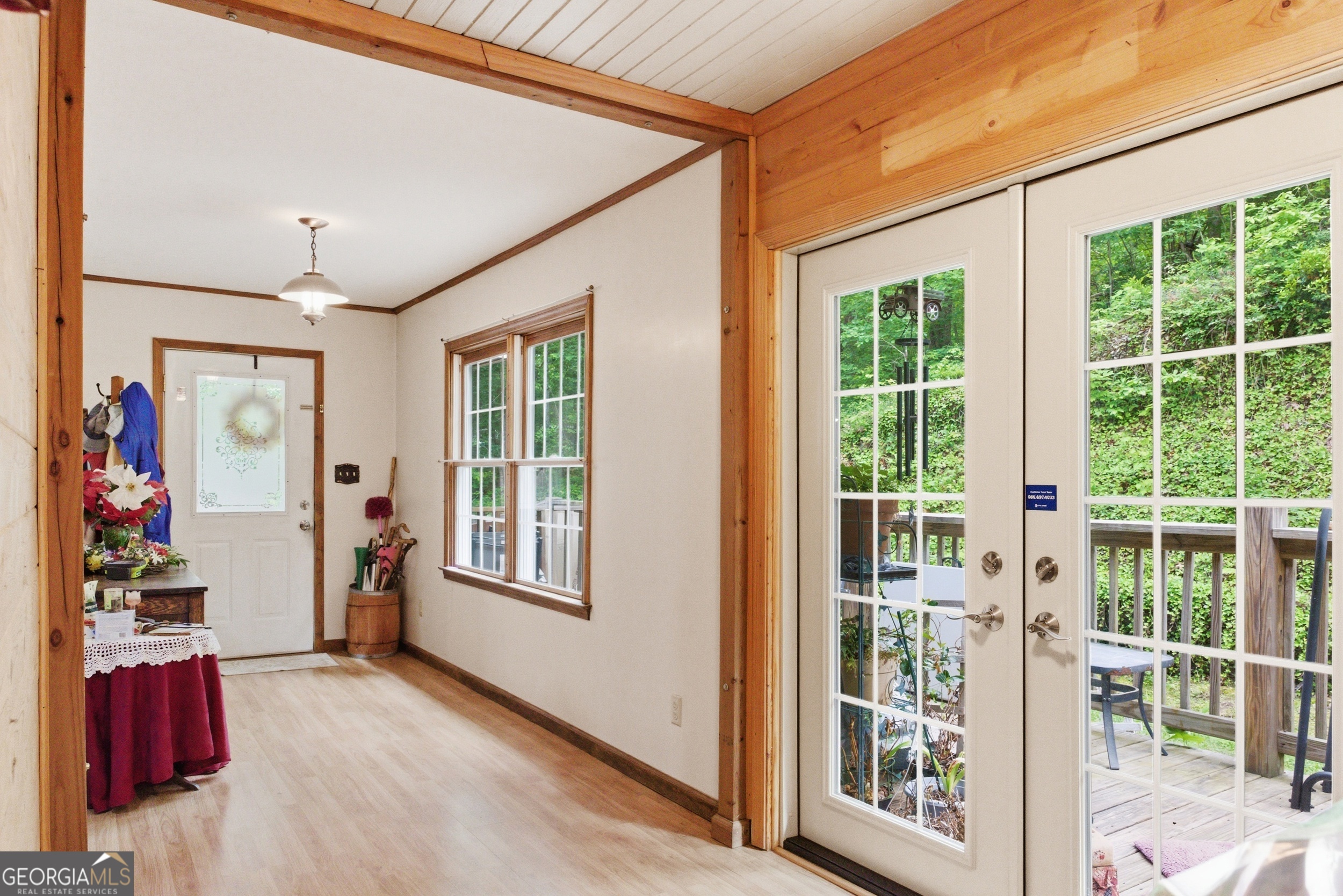 169 Pinecrest Road North Toccoa, GA 30577 - Photo 9 of 55 a view of an entryway with wooden floor and door