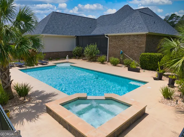 a workspace with furniture and window