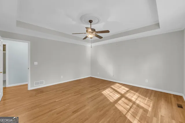 a view of a bathroom with a glass door