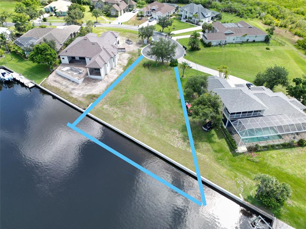 4361 Point Court Port Charlotte, FL 33948 - Photo 14 of 26 an aerial view of a house
