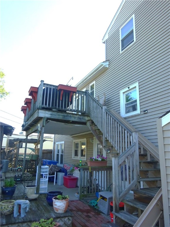12 Harvey Road Middletown, RI 02842 - Photo 8 of 9 Staircase to the In-Law Apartment