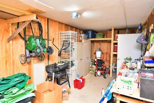 a view of storage and utility room
