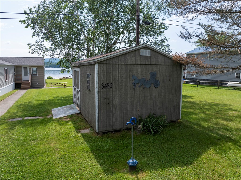 3482 Danilowicz Road Tyrone, NY 14815 - Photo 11 of 48 Storage shed for all your gear for lake