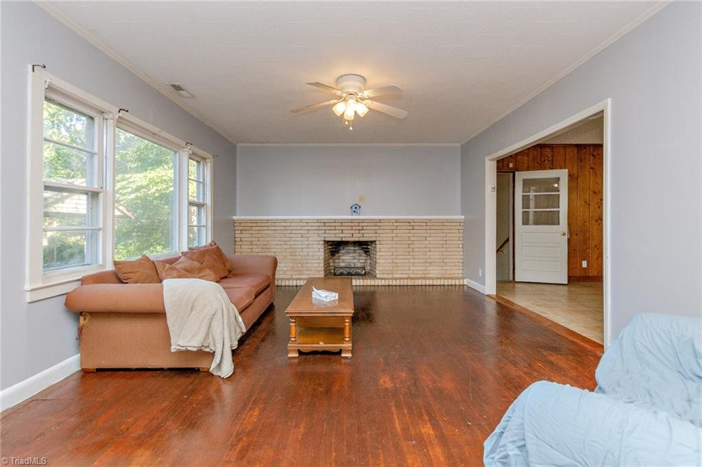255 Lakeview Church Road Linwood, NC 27299 - Photo 5 of 30 Den with fireplace