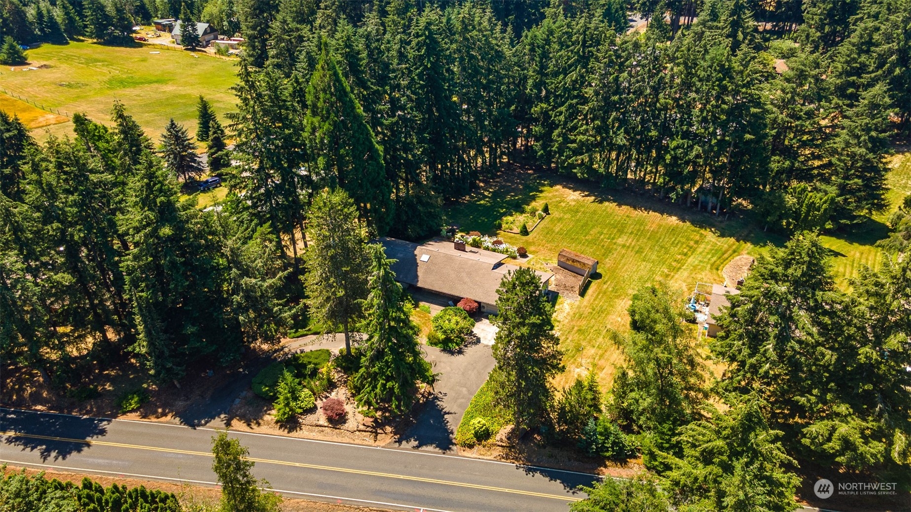 273 Brockway Road Chehalis, WA 98532 - Photo 15 of 39 an aerial view of residential houses with yard