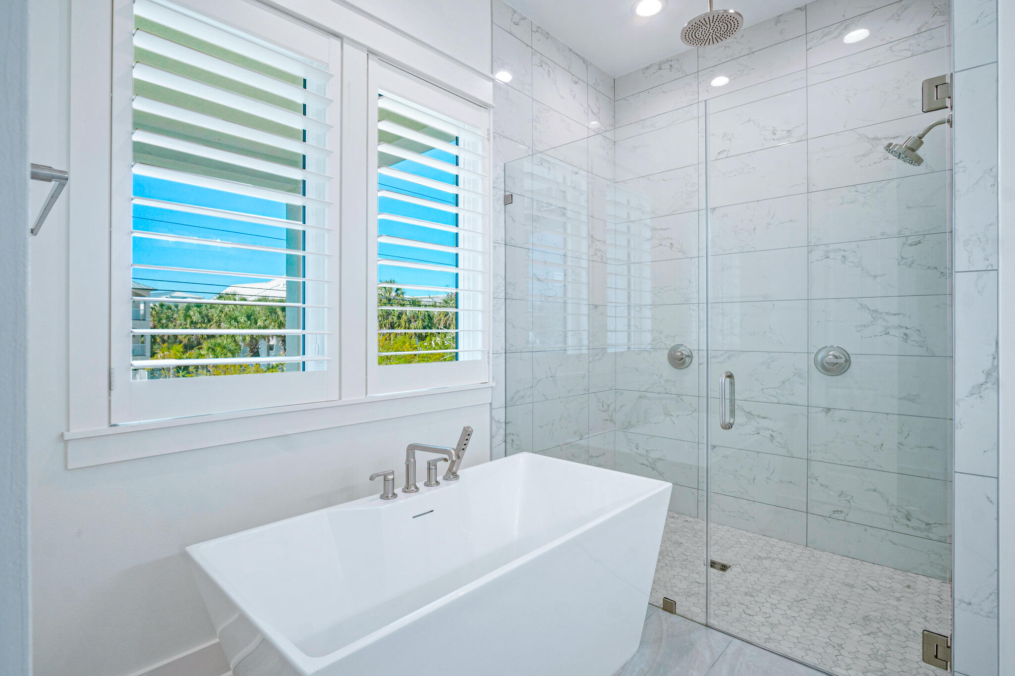 40 Cote D Azur Drive Santa Rosa Beach, FL 32459 - Photo 30 of 92 a bathroom with a sink a toilet and shower