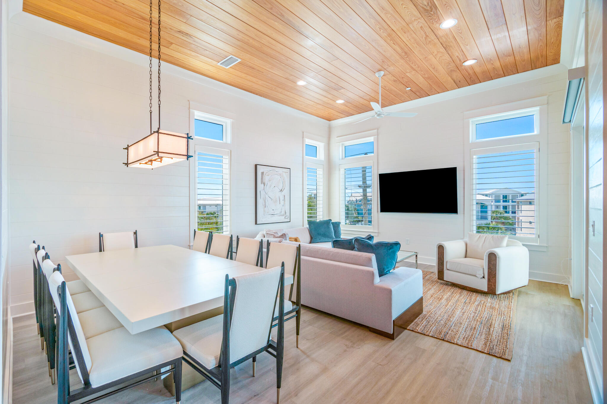 40 Cote D Azur Drive Santa Rosa Beach, FL 32459 - Photo 3 of 92 a living room with furniture and a flat screen tv