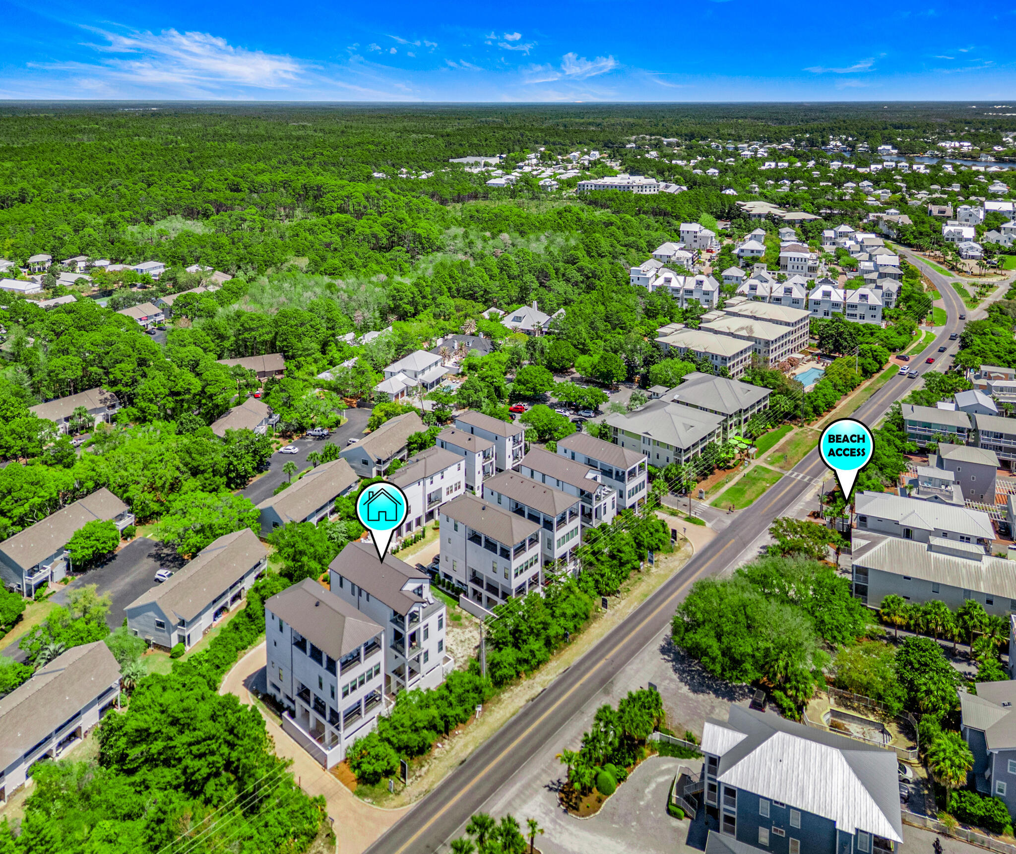 40 Cote D Azur Drive Santa Rosa Beach, FL 32459 - Photo 80 of 92 an aerial view of multiple house