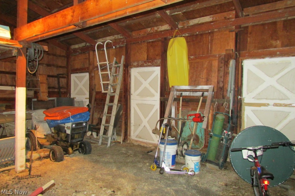 1760 State Rte 534 Geneva, OH 44041 - Photo 20 of 25 It originally held 3 box stalls, tack area and tie out space.