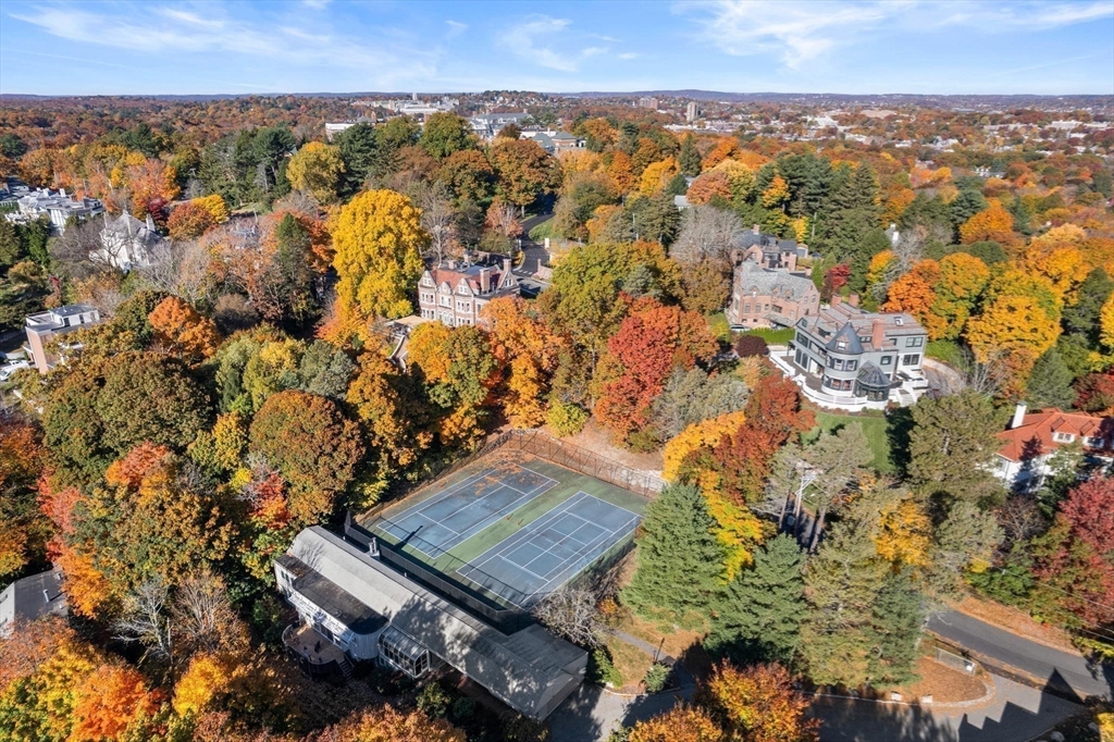 553 Boylston Street, Unit C2 Brookline, MA 02445 - Photo 29 of 31 an aerial view of a house with a yard