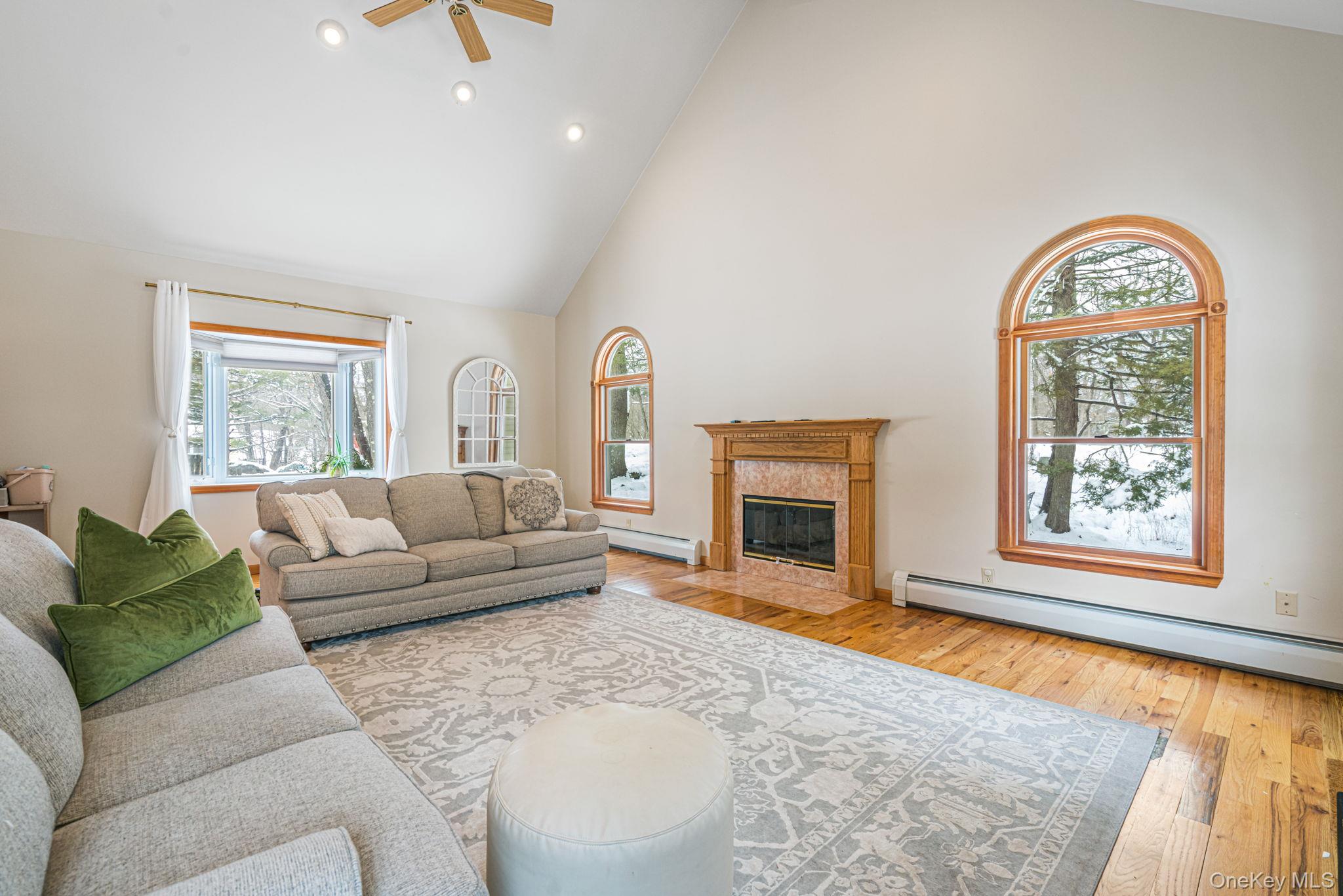 98 Ludlam Road Monroe, NY 10950 - Photo 16 of 21 a living room with furniture and a fireplace