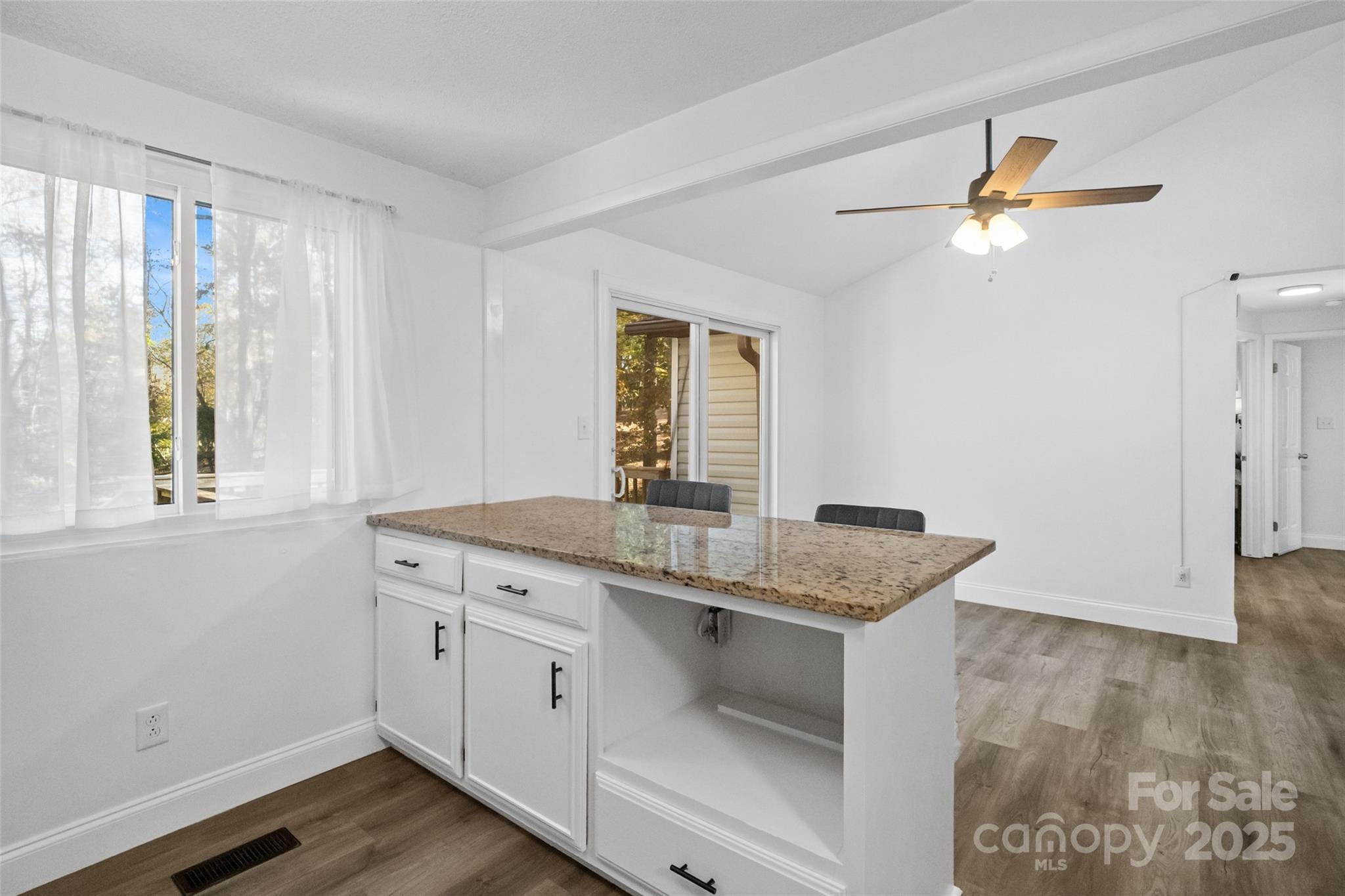 5709 Shadow Creek Road Charlotte, NC 28226 - Photo 14 of 39 a bathroom with a granite countertop sink a vanity and window