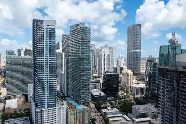 a view of balcony with city view