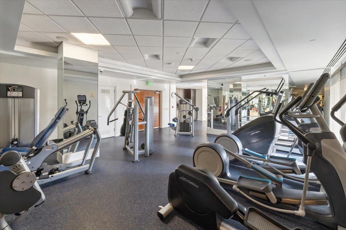 8100 River Road, Unit 209 North Bergen, NJ 07047 - Photo 29 of 42 a view of a room with gym equipment