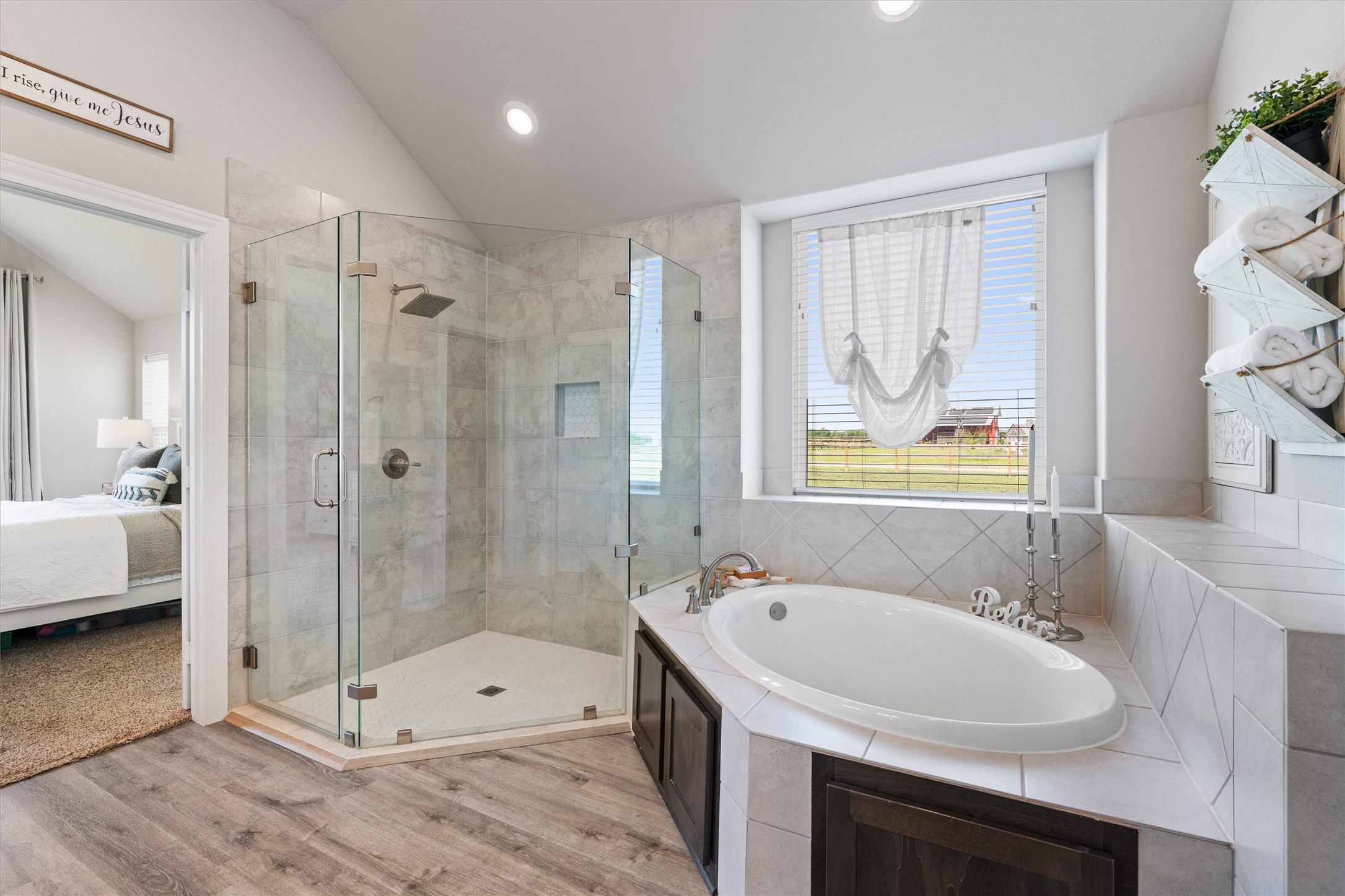 4651 Fm 972 Georgetown, TX 78626 - Photo 17 of 40 a bathroom with a sink a toilet and shower