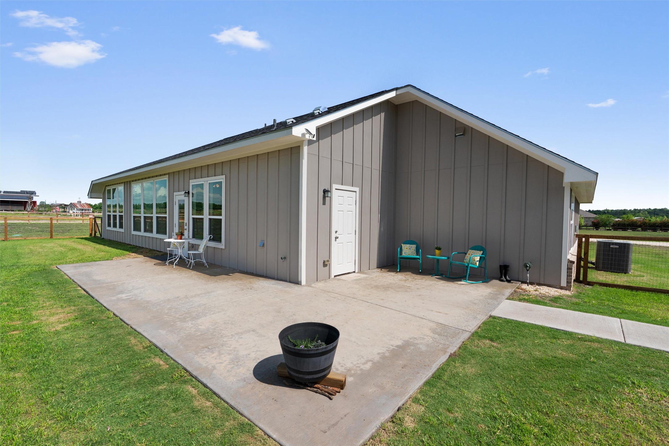 4651 Fm 972 Georgetown, TX 78626 - Photo 23 of 40 a backyard of a house with yard and seating area