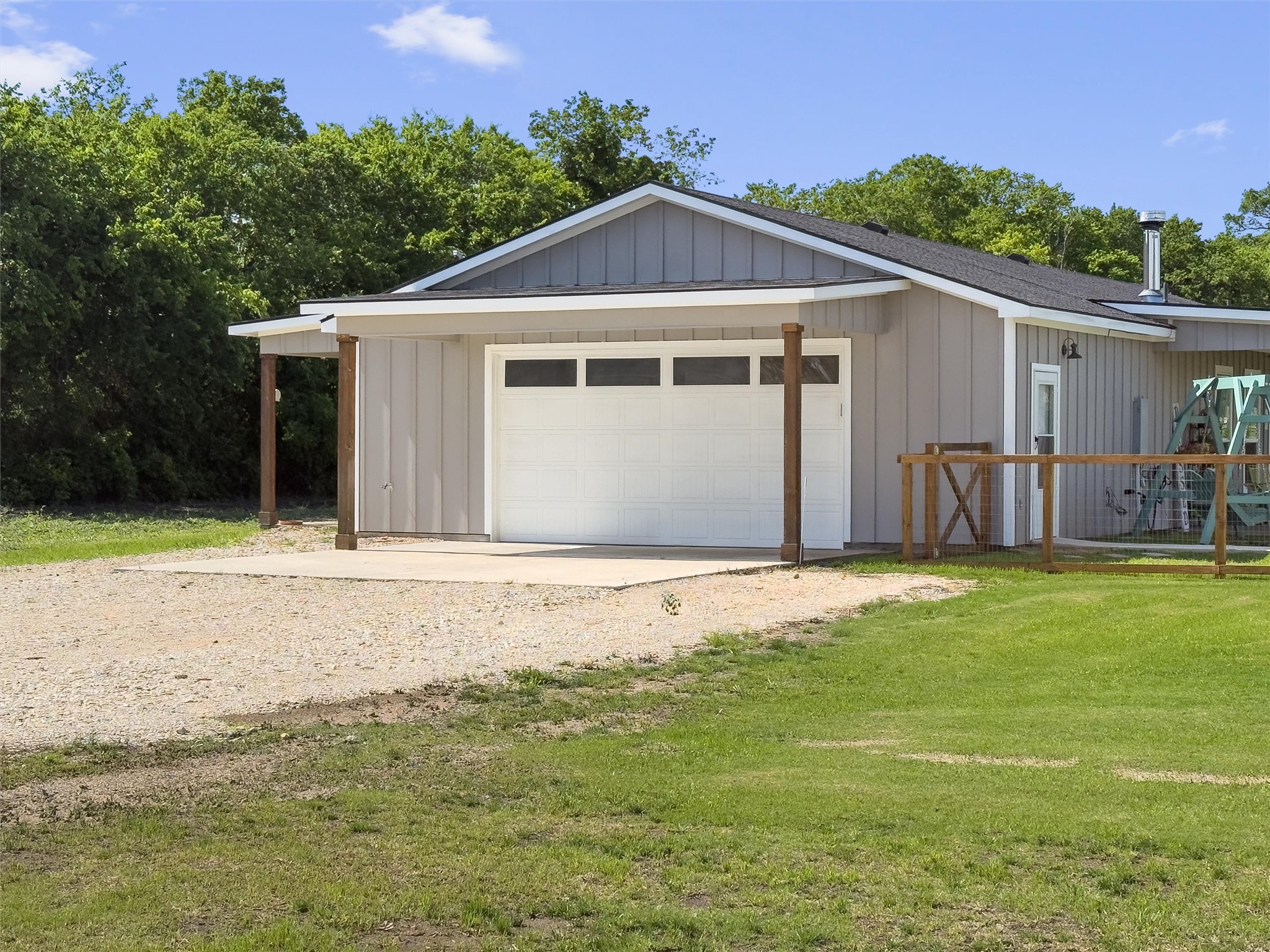 4651 Fm 972 Georgetown, TX 78626 - Photo 34 of 40 a front view of house with yard and trees in the background