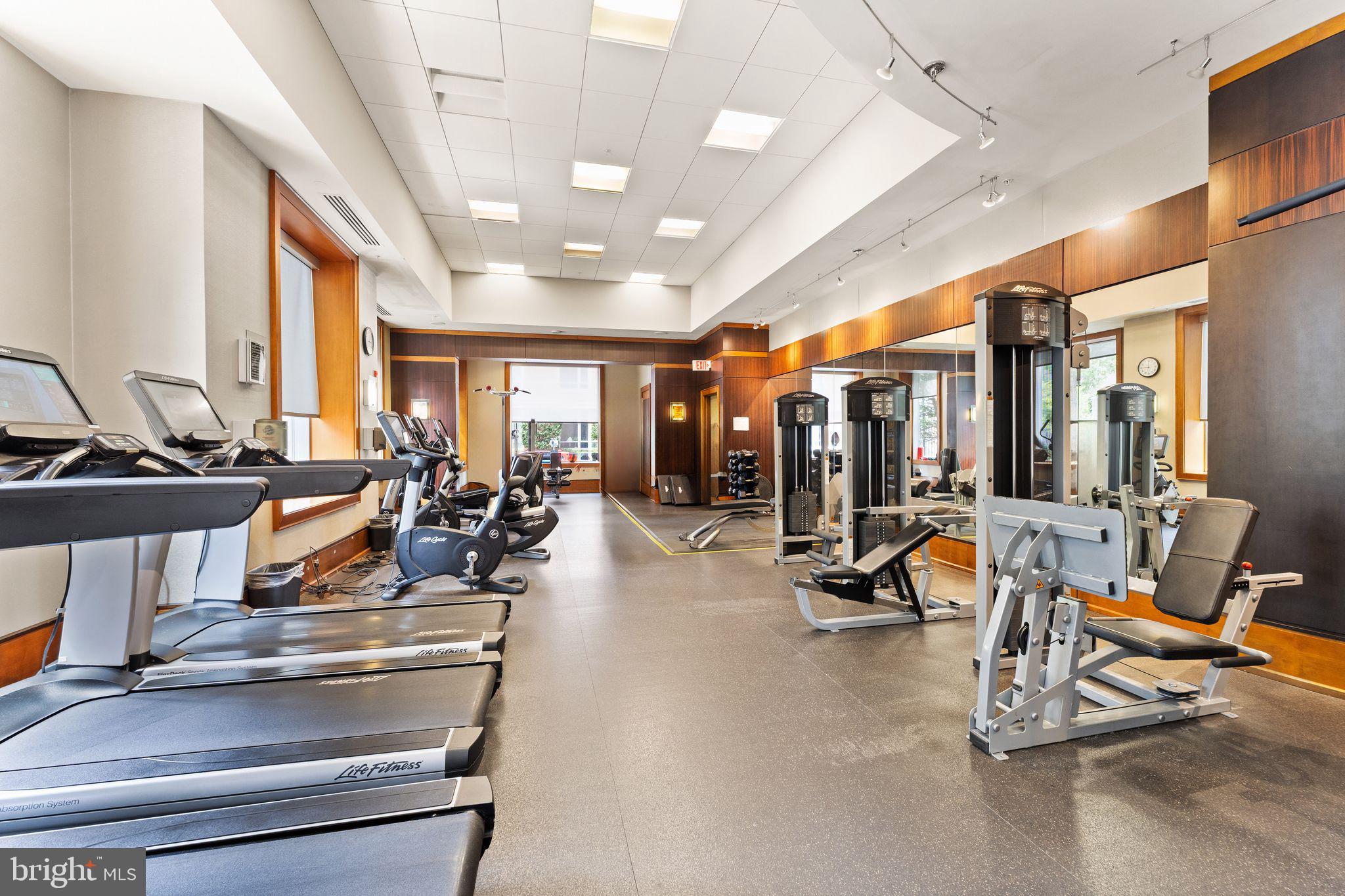 11990 Market Street, Unit 1015 Reston, VA 20190 - Photo 50 of 90 a view of a room with gym equipment