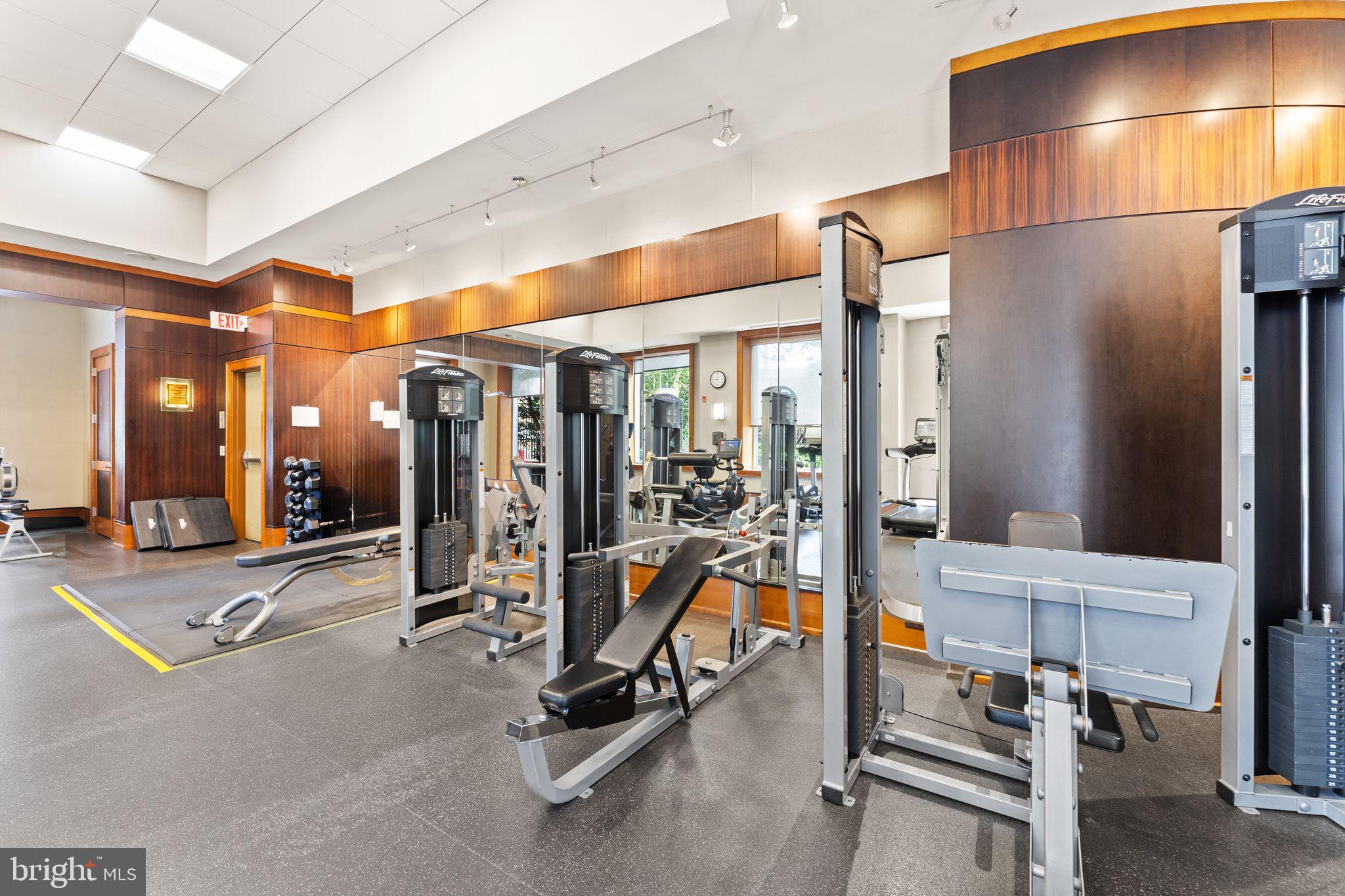 11990 Market Street, Unit 1015 Reston, VA 20190 - Photo 51 of 90 a view of a room with gym equipment